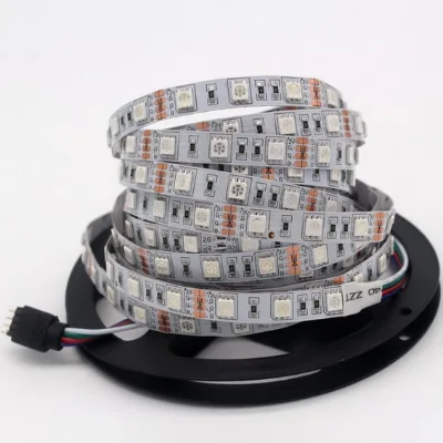 5m 12v 16.4ft 5050 RGB Flexible LED Strip Light 60LEDs/m 5m/roll Smart Strip Home KTV Bar Holiday LED Tape Lamp