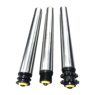 60mm Galvanized Steel Double Chain Drive Double/Single Sprocket Roller for Powered Roller Conveyor