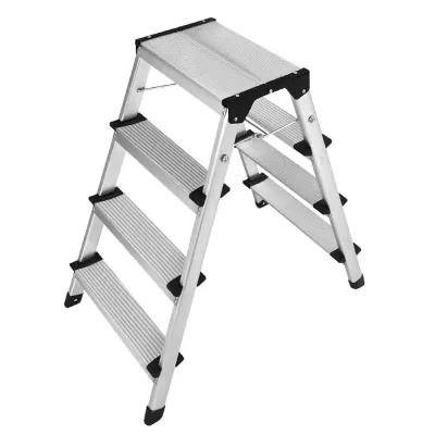 Aluminum Graphic Design Customized Contemporary New Design Folding Attic Ladders with Handrail Aluminum Alloy