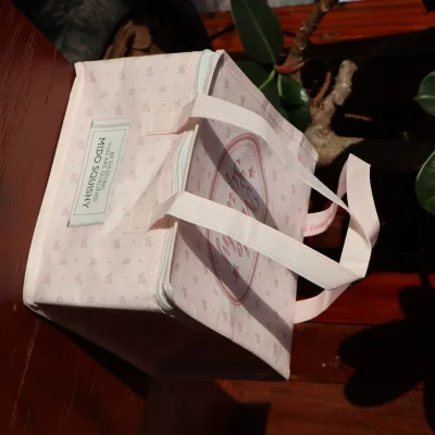 Ice Pack Friendly Bag with Heat Sealed Inner for Frozen Dessert Carrying Useful Kitchen Accessory