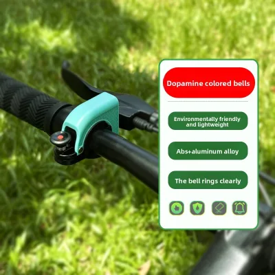 Mini Invisible Aluminum Alloy Mountain Bike Bell for Children's Bicycle and Scooter Riding Super Loud