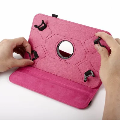 Universal 7 8 9 10 Inch 360 Rotating Tablet Leather Pu Protective Case Cover With Kickstand for Kid Reading Tablet