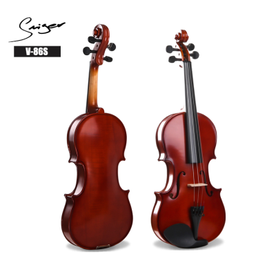 Wholesale Violin 4/4 Solid Maple Top Violin Spruce Top Blackwood Fingerboard Violin with Pickup