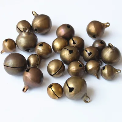 6mm 8mm 10mm 12mm 14mm Antique Bronze Brass Bells Jingle Bell Ornament
