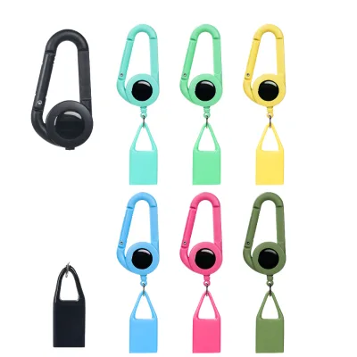 Wholesale Luxury Cartoon Lighter Holder Keychain Stainless Steel Lanyard Custom Logo Multiple Colors Plastic Lighter Case