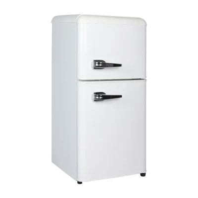 86L Factory Supply Compact Fridge Vintage R600a Gas Top-Freezer Refrigerator Price
