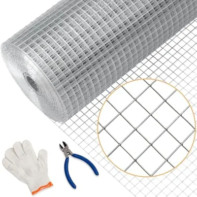 China Supply Directly 60/80/100 Mesh8 Gauge Welded Wire Mesh1cm X 1cm Welded Wire Meshwire Mesh WeldingWholesale Custom