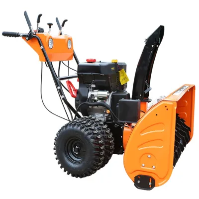 Small 15HP Snow Thrower Household Road Hand Push Snow Cleaning and Sweeping Machine