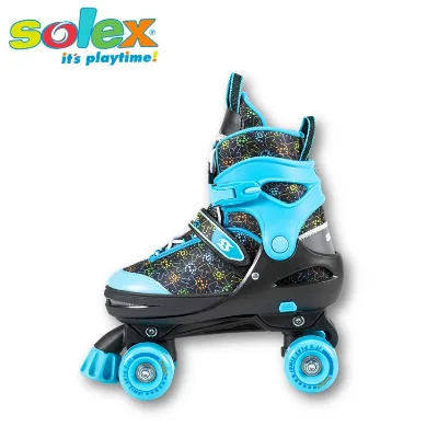 Customizable 4-Wheel Kids Quad Roller Skates Adjustable Sizes