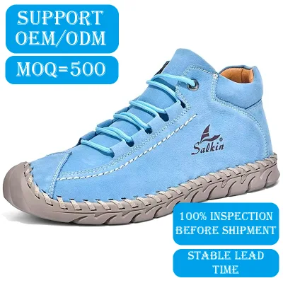 OEM New Hot Selling Women's Boots European and American Fashionable Flat Casual Shoes Autumn and Winter Outdoor Martin Boots 919