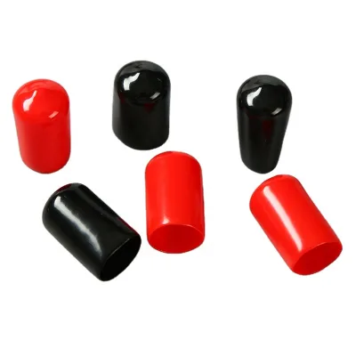 PVC Vinyl End Caps Screw Thread Dust-Proof Covers Soft Rubber New Material Plastic PVC End Cap for 50mm Piperubber Rope End Caps