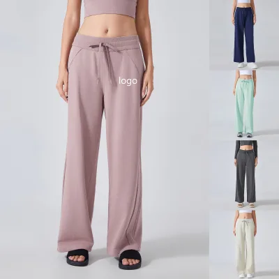 High Quality Outdoor Loose Sports Pants Straight Casual Pants Women's Sweatpants Leisure Women's Corduroy Pants & Trousers