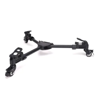 Professional Heavy-Duty Mini Tripod Adjustable Aluminum Alloy Dolly for Camera Video Lighting Waterproof Shockproof Portable