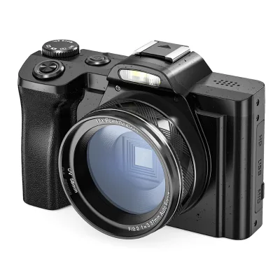 Cross-Border HD Digital Micro SLR Camera with Zoom Lens Customizable Anti-Shake 4K Home Photography Electronic Flash