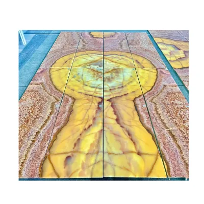 Red Dragon Onyx Natural Onyx Polished Slabs for Luxury Decoration Projects Natural Onyx Red Onyx Luxury Stone