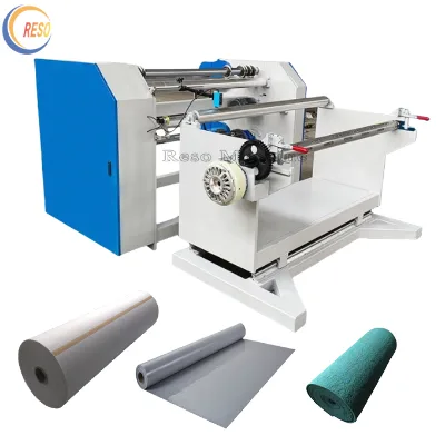 Wallpaper Non Woven Roll Slitting and Rewinding Machine Filter Kraft Paper Roll Slitter Rewinder