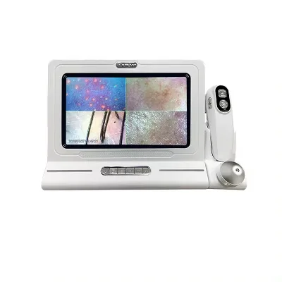 Portable 11-inch Skin Analysis Machine Smart 3D Auto Hair Scalp Analysis Facial Skin Analyzer With High-Definition Detector