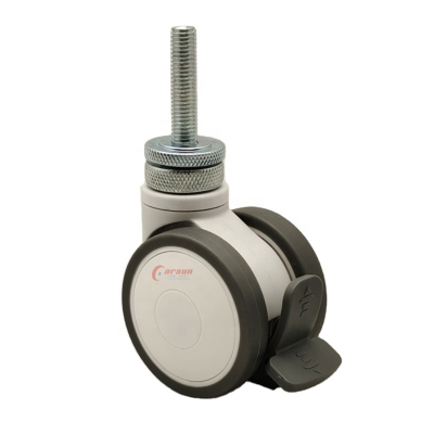 Thread Stem Casters 63mm Medical Caster Thread Stem Castors Medical Bed Wheels
