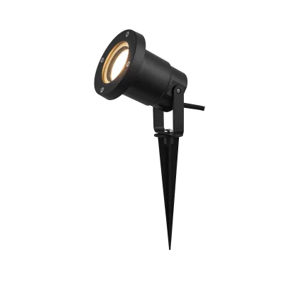 S1001 Landscape Light GU10 Bulb 7W Waterproof Class II Insulated Fluorescent Garden Spot Light IP65 with Spike 3-Year Warranty