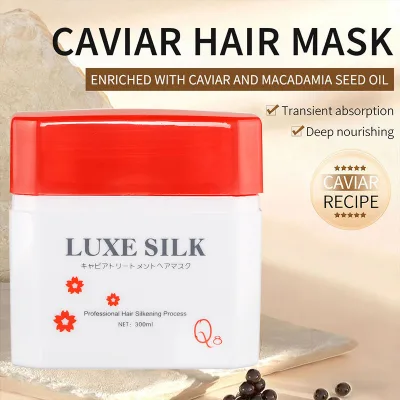 100% Plant-Based Salon-Grade Caviar Hair Mask, 99% Breakage Reduction, Fast & Deep Moisturizing Repair, Anti-Frizz, OEM Accepted