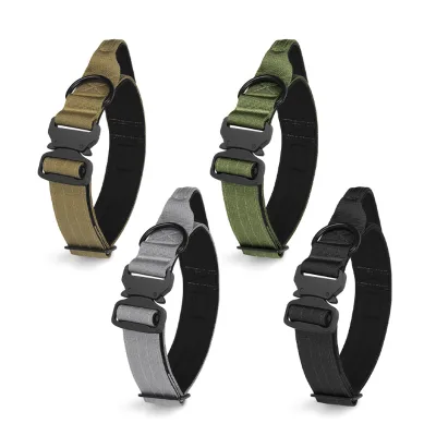 Outdoor Tactical Medium to large dog tactical collar that can grip dog collar