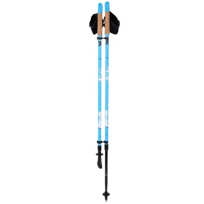 High Quality Custom Lightweight Foldable Aluminum 7075 Tube Trekking Pole Nordic Walking Stick