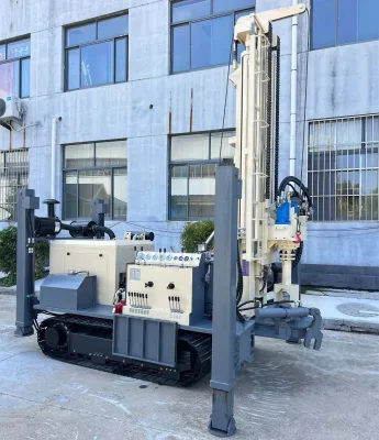 JW300 Multifunctional Hydraulic Well Drilling Car for Water Borehole Drilling Machine Manual/civilian Drilling/ Geothermal