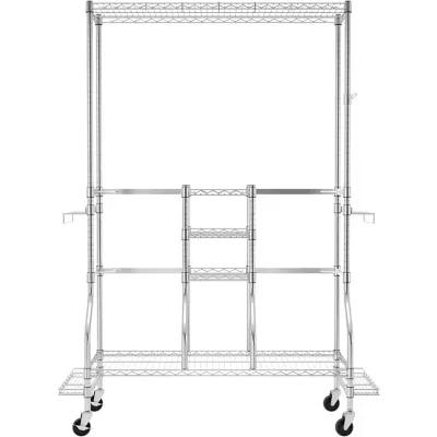 Best Selling Golf Bag Storage Stand and Other Golfing Equipment Rack,Large Size Golf Clubs Display Rack with Lockable Wheels