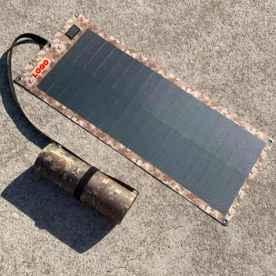 ETFE Thin Film Customized Solar Panel Charger for Backbag in Rolling Type Easy Carry