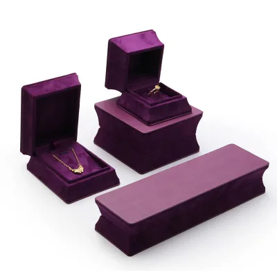 European-Style Jewelry Box for Ring Colored Gemstone Necklace Pendant Storage-New Jewelry Storage Box