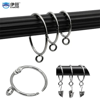 Rustproof Curtain Ring with Eyelet Outdoor Curtains Curtain Rod Rings for Veranda Garden Curtain Accessories
