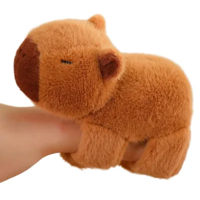 Hot Selling Capybara Doll Plush Toy Patting Circle Knapsack Cute Capybara Doll Hand Band Bracelet Female Birthday Gift