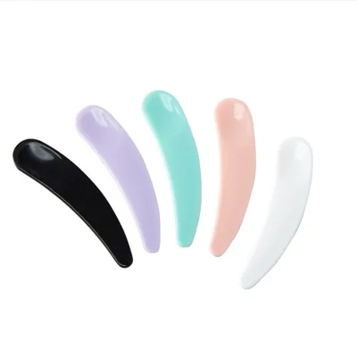 Plastic Blending Tool Facial Skin Care Mixing Spatulas Spoons Plastic Cosmetic Spatula Makeup Tool Facial Spoon