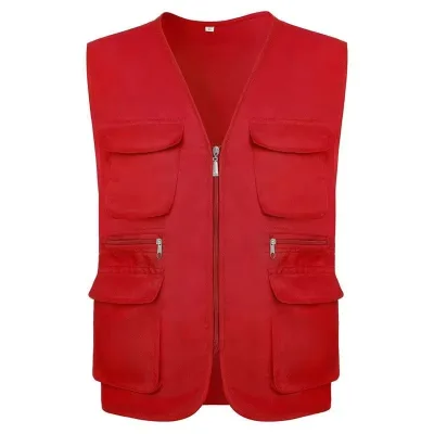 Customized Logo Polyester Unisex Puffer Vest Safety Uniform Outdoor Wear Promotional Work Vest with Your Design