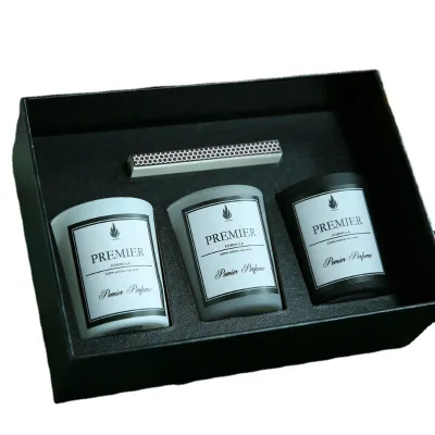 No Paraffin Cotton Wicks Soy Candles With Different Scents