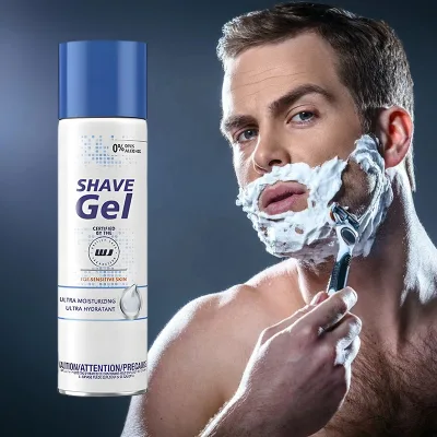 Wholesale 150ML Rich Foam Clear Shave Gel for Men Barber's Alcohol-Free Moisturizing Cream