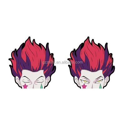 2021 Popular Lenticular Car Sticker Custom Lenticular Anime 3D Sticker Car Anime Hot Sell Die Cut Stickers