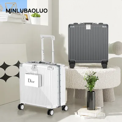 MINLUBAOLUO PC Material Wholesale Price Customized Design 18 20 24 Inch Portable Business Travel Large Capacity Suitcase