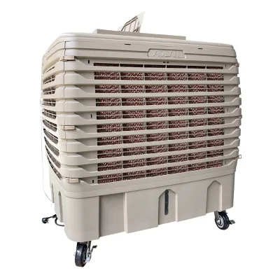 Low Price Hot Sale Indoor Big 100L Water Evaporative Cooling Pad Manual Air Cooler 16000m3/h Airflow Multi-speed Inverter