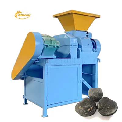 Factory direct sales coconut shell sawdust and barbecue charcoal production line roller compactor