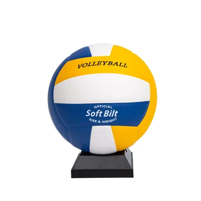 Custom Size 5 Inflatable Soft Beach Ball Training PVC PU Volleyball for Kids