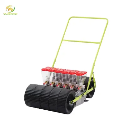Wholesale High Quality Hand Propelled 1 2 3 4 5 6 Row Rapeseed Seed Sowing Rice Planting Vegetable Planters Seeder Machine