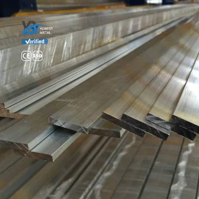 China Manufacturer 5mm Aluminum Flat Rectangular Busbar 6061 6063 6082 T5 T6 Aluminium Flat Bar
