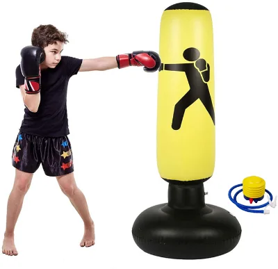 Children Kids Fight Toys Freestanding Inflatable Punching Dummy Kick Boxing Bag for Kids