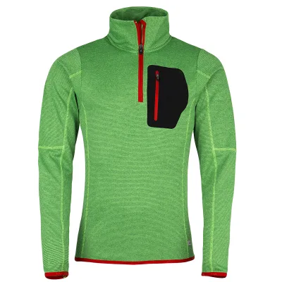 High Quality Wholesale Men's 1/4 Zip Pullover Shirt Long Sleeve Polar Fleece Jacket for Sport