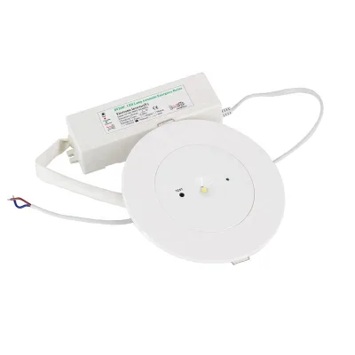 CE High Quality Recessed PC+ABS UFO LED Emergency Downlight 3W 3H with Battery