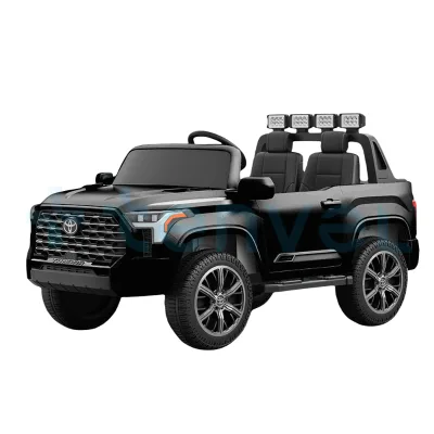 Tenvel New Desgin Arrival Licensed TOYOTA Children Electric Truck Double Drive Powerful 12V Battery Kids Off Road Ride on Car
