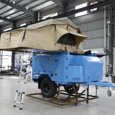 Ecocampor Luxury Off-Road Travel Camper Trailers with Water Heater for Adventure & Comfortable Living on the Go!