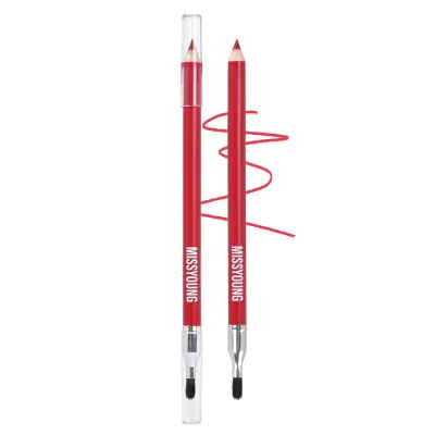 Popular Waterproof Chemical-Based 12-Color Pencil Lip Liner for Easy Lip Outline Matte Finish