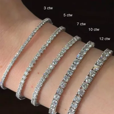 Wholesale Lab-Grown Diamond Women's Jewelry 18K Gold Pendants & Earrings with Round Brilliant Cut